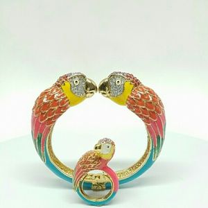 Epic Rare Juicy Couture Parrot Bangle set